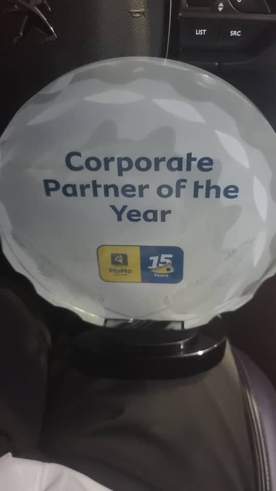 Corporate Partner of the YEAR-MTN MoMo Awards